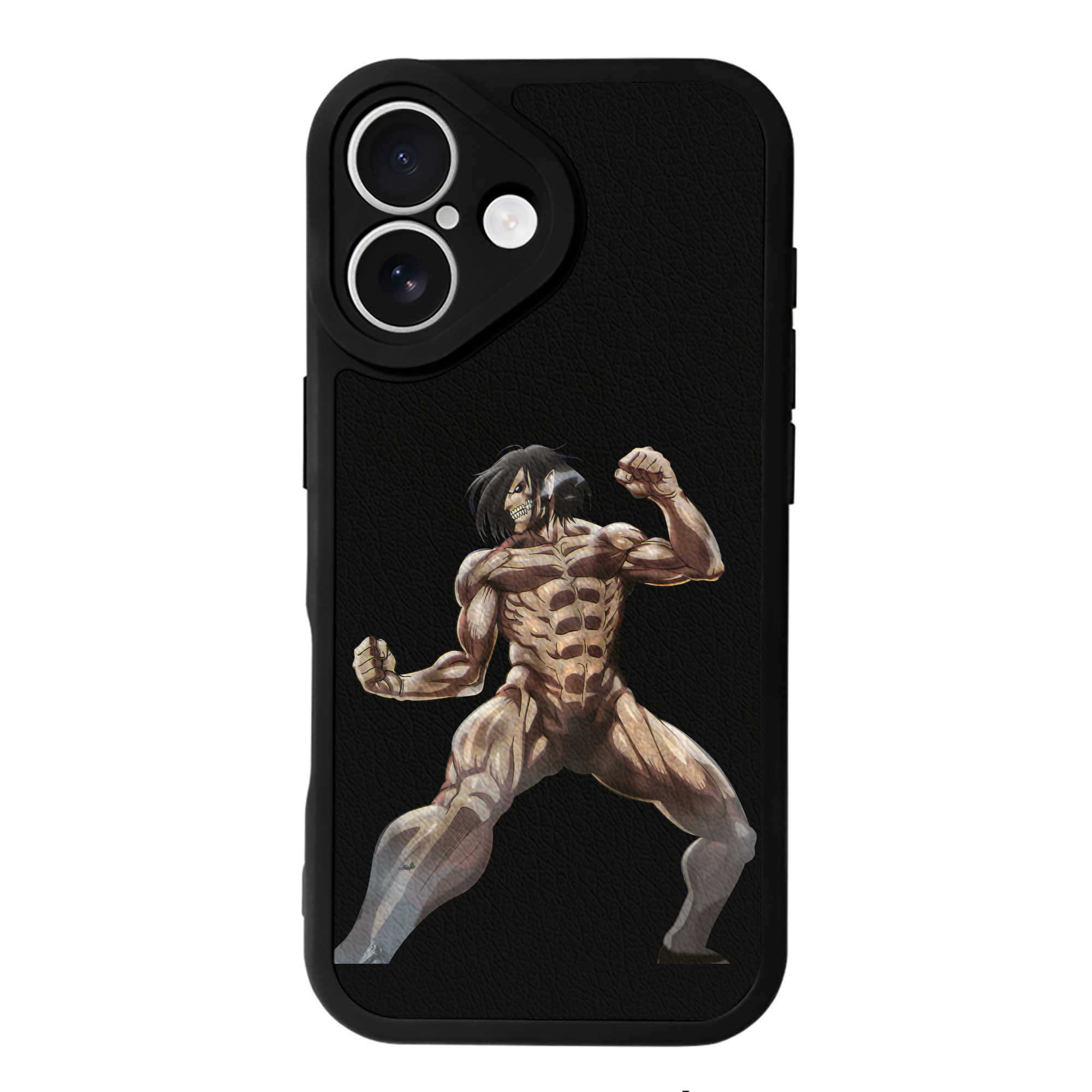 （画像用） 進撃の巨人 Attack on Titan 【iPhone 16シリーズ対応】シリコンスマホケース（レザー調） 材質：シリコン